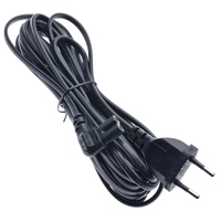 Câble d'alimentation CA VDE Euro 2 broches CEE7/16 vers IEC 320 C7 en forme de 8 pour TV, imprimantes, PS4, PS3, 1 cm-5 cm