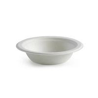 Bol Rond Jetable en Fibre de Bagasse 360ml 480ml Qualité Alimentaire Biologique Emballage Alimentaire Traiteur Plats à Emporter Bol 16oz