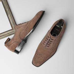 QJMP P02-07 2026 Nouvelles Chaussures Oxford Montantes en Cuir Véritable Imperméables et Respirantes pour Hommes, Lavables, Semelle Goodyear - Product Image 5