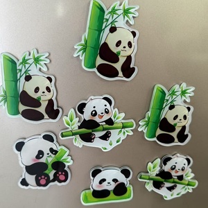 Autocollant en acrylique personnalisé avec image de dessin animé, forte force magnétique, décoration de porte de congélateur, toutes tailles, services de fabrication en gros - Product Image 2
