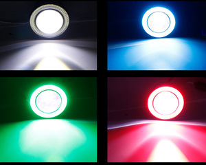 2.5 "3.0" 3.5 "LED fendinebbia Angel Eyes 12V COB proiettore auto 30W 1200LM LED fendinebbia/luci di guida - Product Image 2