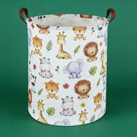 Panier à linge pliable imperméable pour la maison avec poignée, panier de rangement pour vêtements de bébé, panier à linge sale