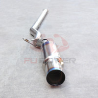 Para Mitsubishi Lancer Evolution CT9A Evo 7 / 8 / 9, escape Cat-Back de titanio ( ) ZSF