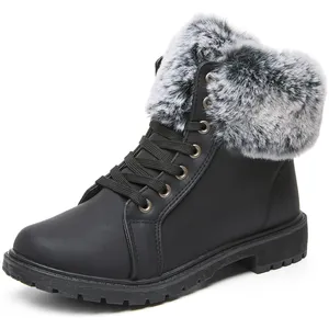 NR factory lace-up winter boots wholesale for custom women's boots Snow boots for women