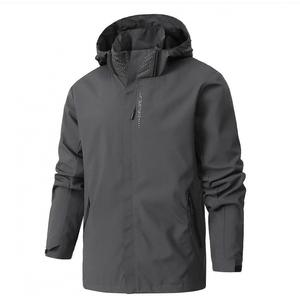 Chaqueta Softshell para Hombre, Forrada de Polar, Cortavientos, Ligera, Impermeable, con Capucha, para Senderismo - Product Image 2