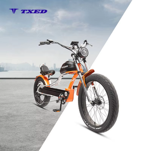 Vélo électrique Chopper TXED, nouveau design, 26 pouces, moteur arrière 1000W avec batterie lithium 48V/15AH - Product Image 1