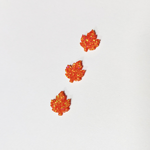 11x13,5mm <span class=keywords><strong>piedra</strong></span> colgante de ópalo amarillo Día de Acción de Gracias Color amarillo hoja de arce <span class=keywords><strong>piedra</strong></span> de ópalo - Product Image 2