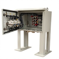 Armoire électrique basse tension personnalisée IP44 en acier, boîtier de commande électrique 400V 63A pour l'automatisation industrielle et le contrôle d'équipements