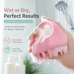 LEDUN Spazzola Massaggiante per Cuoio Capelluto in Silicone Morbido, Spazzola per Shampoo Manuale, Pettine Esfoliante per Crescita dei <span class=keywords><strong>Capelli</strong></span> e Contro la Forfora - Product Image 4