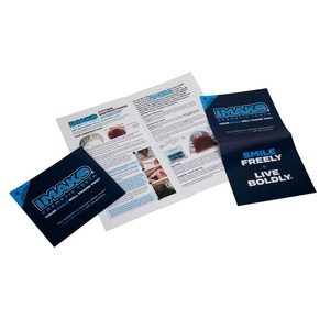 Impresión a Granel en Formato A5, Papel Brillante de 200 g/m², Folleto Cuadrado Plegable en Acordeón para Salones de Belleza, Servicios de Salud, Festivales, Cosméticos y Educación - Product Image 3