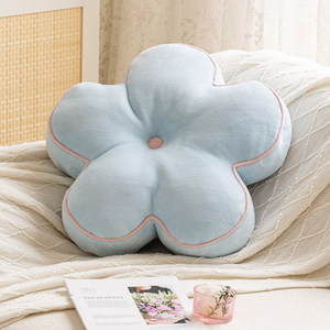 Cojín de silla con forma de flor irregular, cojín de puf, alfombra para sala de estar, futón, decoración de cabecero de dormitorio, almohada - Product Image 5