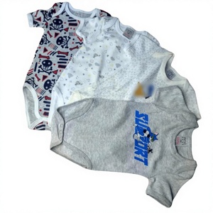 Venta al por Mayor de Ropa de Verano Kacve, Mono Casual de Algodón de Manga Corta para Bebés de 0 a 3 Meses, Ropa para Niños y Niñas - Product Image 2