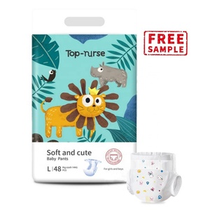 Wholesale OEM/VCare Baby Diapers Made China ECO-Friendly Recycled Non-Woven Fabric 3D Leak Prevention <b>Magic</b> <b>Tape</b> Certified Sizes - Product Image 5