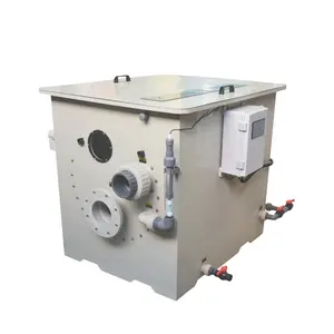 Filtro de tambor rotativo automático para tanques de cultivo de peces, sistema de acuicultura Ras, tambor rotativo