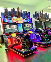 Simulateur de course moto grand format à mouvement complet pour adultes en intérieur, machine de jeu de course de super-motos pour parc d'attractions