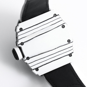 <span class=keywords><strong>Montre</strong></span>-bracelet de sport pour homme 35-01, boîtier blanc squelette automatique en carbone NTPT de qualité supérieure - Product Image 5