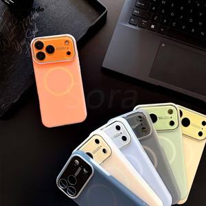 Чехол JOYPORODO S094 Deluxe с большим окном для камеры, силиконовый, магнитный, для iPhone 12 13 14 15 16 17 Pro Max, задняя крышка - Product Image 3