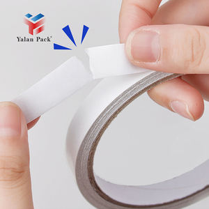 Yalanpack acrylique adhésif mousse perruque fil pour animaux de compagnie vêtements artisanat Double face ruban étanche peau sûr clair BOPP ruban d'emballage doux - Product Image 4