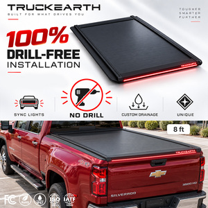 Cubierta Retráctil Rígida LED para Chevrolet Silverado 3500HD, para Caja de Camioneta de 8 pies, Cubierta de Aluminio para Caja de Camioneta - Product Image 1