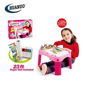 <span class=keywords><strong>Chevalet</strong></span> d'apprentissage en plastique pour enfants avec chaise – Jouet éducatif préscolaire pour dessiner - Product Image 4
