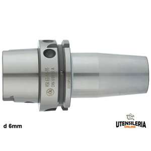 Porte-outils HSK-A rétractable pour carbure dia. 6mm - Product Image 2