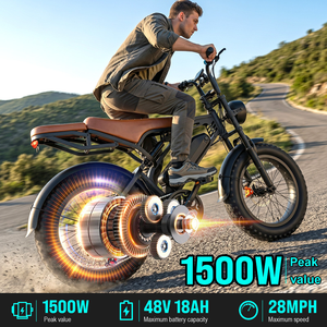 Bicicleta Elétrica para Adultos com Pneus Largos 20 X 4.0 250W com Suspensão Dupla e Freios a Disco com Amortecimento a Ar Traseiro Capacidade de 500 Lbs - Product Image 5