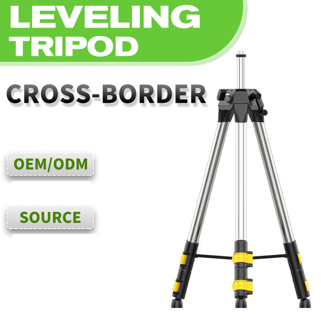 High-quality Stainless Steel 0.45 Meters 1.2 Meters 1.6 Meters Retractable Oem Odm Obm Laser Level Tripod