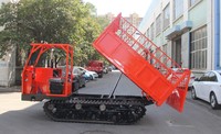 Mini transporteur chenillé chinois, mini tombereau de chantier, tombereau à chargement automatique, chargeur tombereau, camion minier, transporteur chenillé CVT