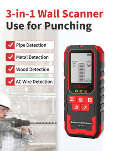 Professional Wall Detector NF-517 <strong>Detects</strong> Alternating Current, Wood, Cable, Can <strong>Detect</strong> Wire Depth, LCD HD Color Screen - Product Image 5