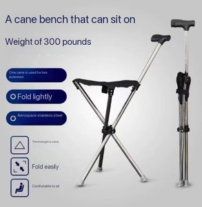 Venta al por mayor de fábrica, muletas de rehabilitación para discapacitados, muletas de altura ajustable, muletas de mano con 4 Patas - Product Image 5