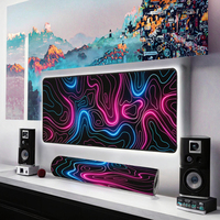 Tapis de souris de jeu surdimensionné personnalisé en vente chaude en Chine, 900x400mm, base en caoutchouc antidérapante, tissu imperméable