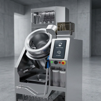 Machine à faire sauter les nouilles électrique automatique T-Chef TC-40EA en acier inoxydable, capacité de 2 à 6 kg, pour restaurant, robot de cuisson haute vitesse