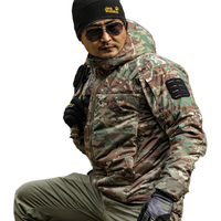 Vêtements de chasse légers M65 combinaison de ski de terrain vêtements tactiques d'hiver chauffants camouflage chasse temps froid veste manteau pour hommes