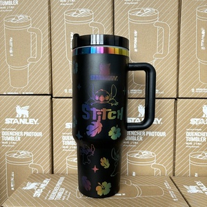 Thermos en acier inoxydable de 40 oz avec poignée, isolation thermique pour le chaud et le froid, voyage pour tasse <span class=keywords><strong>Stanley</strong></span> - Product Image 4