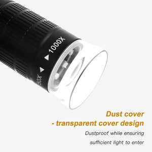 Microscope numérique AN104 50-1000X avec caméra USB et 8 LED, loupe portative sur support pour soudure de circuits imprimés et réparation de téléphones - Product Image 2