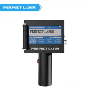 Perfect Laser Industrial Handheld Mini Colour Date Inkjet Printer Machine For Paper/ Metal/ Plastic/ Glass/ Acrylic Printing