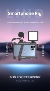 Ulanzi Lino Cage pour Smartphone, Boîtier de Realisation Vidéo Mobile pour <span class=keywords><strong>iPhone</strong></span> 16 15 14 13 <span class=keywords><strong>12</strong></span> Samsung, Poignée de Maintien, Rig Vidéo pour Vlog, <span class=keywords><strong>Stabilisateur</strong></span> - Product Image 6