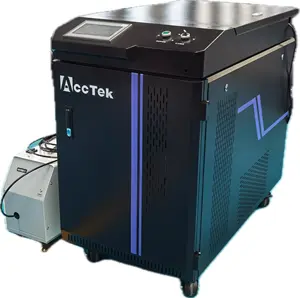 Acctek China Fiber Laser Lasmachine Laser Lasser 1000W 2000W 3000W Roestvrij Staal Koolstofstaal Aluminium