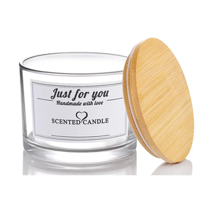 Envases de Vidrio Transparente Negro de 18 oz para Velas, Frascos de Vidrio Vacíos con Tapa, Boca Ancha, Color Personalizado, Alta Calidad - Product Image 3