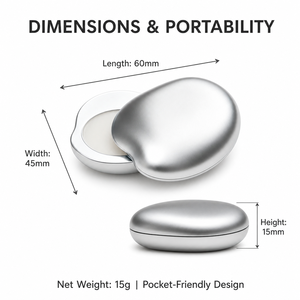 Boîte à parfum solide personnalisée HKH avec couvercle coulissant, emballage compact en métal pour coffrets cadeaux, voyages et usage quotidien, marque privée OEM ODM - Product Image 2