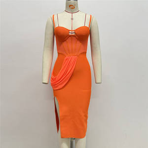 Robes longues personnalisées pour femmes Robe moulante d'été décontractée pour femmes, élégante, pour soirée - Product Image 2