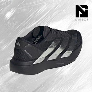 Adidas Evo SL Metallic Stripes Negro Plata Zapatillas transpirables para correr con cordones y punta redonda para todas las estaciones - Product Image 3