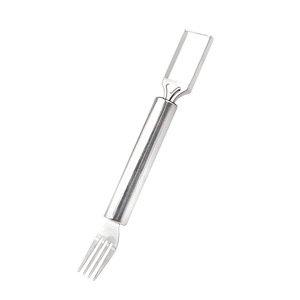 Multifunctional fast watermelon slicer, dual-purpose fruit fork, stainless steel fruit cutter, double-headed watermelon <b>dicing</b> - Product Image 5