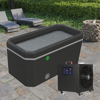 Enfriador de inmersión de agua para el hogar portátil 0,5-1.5HP 220V Venta superior Control inteligente para recuperación deportiva R410A Núcleo del motor de la bomba