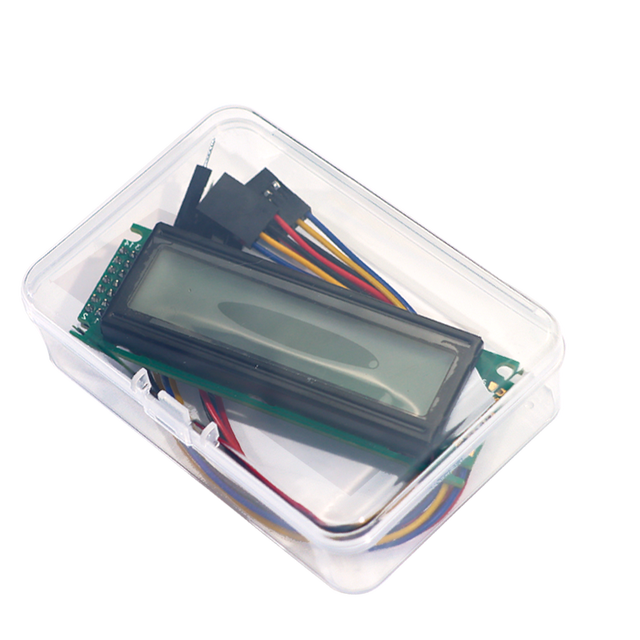 1602 LCD Display Module,Monochrome Dot Matrix Screen with I2C Interface,Included DuPont Cable