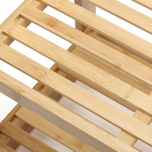 Fujian Bicheng Industry Trade Co Ltd Bamboo <b>Shoe</b> Rack Double Layer 70.5cm X 30cm X 40cm Freestanding <b>Storage</b> <b>Space</b> <b>Saving</b> - Product Image 4