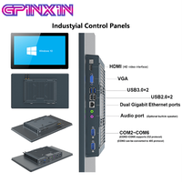 Pantalla Táctil Industrial de Aluminio Completo de 10 12 15 17 19 Pulgadas, Tablet PC Industrial Integrada con Panel Táctil