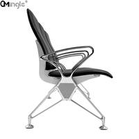 Chaise d'aéroport en Pu souple à 3 places en Tandem Offre Spéciale, chaise d'attente publique utilisée pour la salle d'attente des hôpitaux et des aéroports