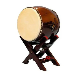 Tambour japonais Taiko Wadaiko personnalisé et magnifique avec support et baguette de percussion - Product Image 3