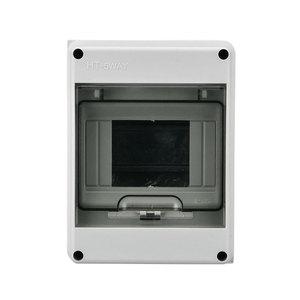Caja de Distribución HT-5WAY IP65 de Plástico ABS para Montaje en Superficie, Caja de Interruptores de 5 Vías, Gris - Product Image 1